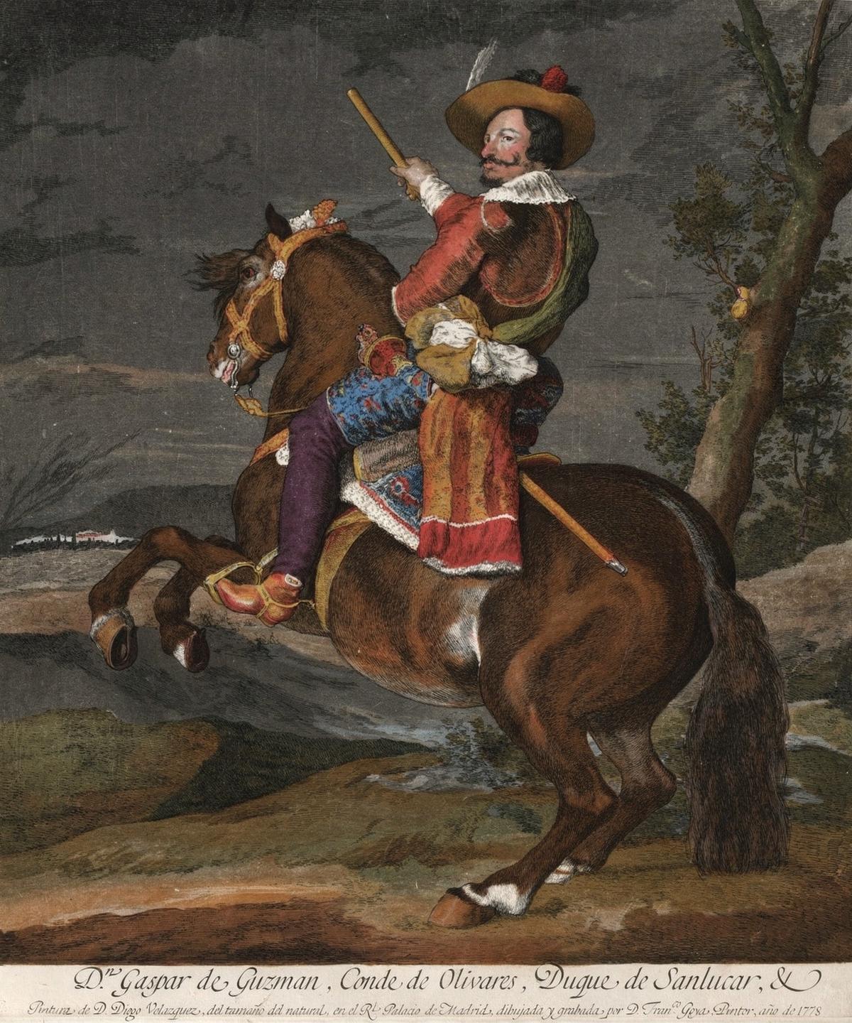 Gaspar de Guzman by artist: Francisco de Goya · after Artist: Diego Velázquez — archival fine-art print from Fable