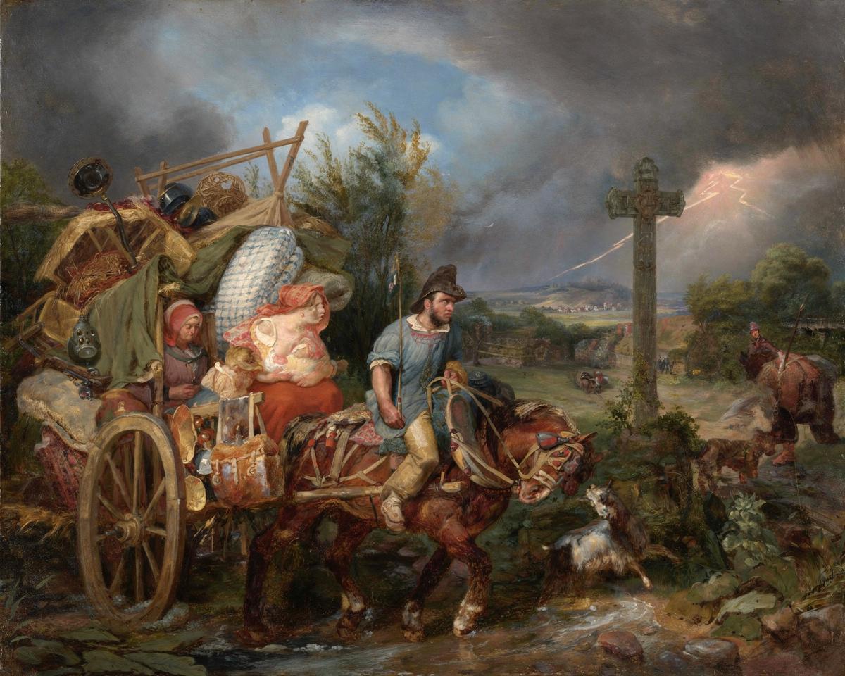 The Diligence by Nicolas Toussaint Charlet — archival fine-art print from Fable