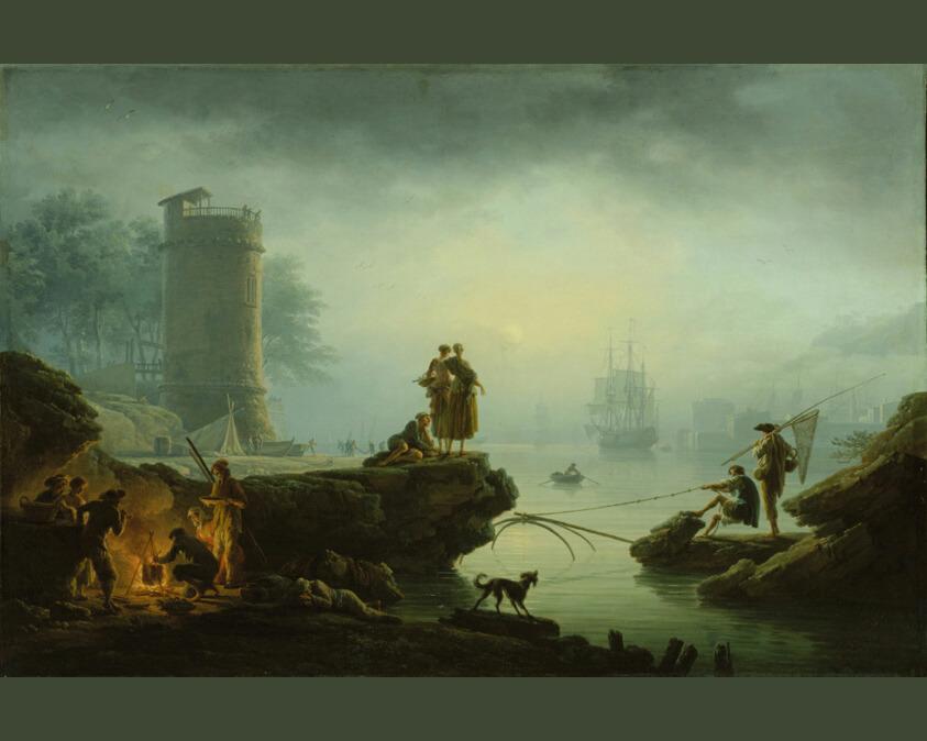 Morning by Claude Joseph Vernet — archival fine-art print from Fable