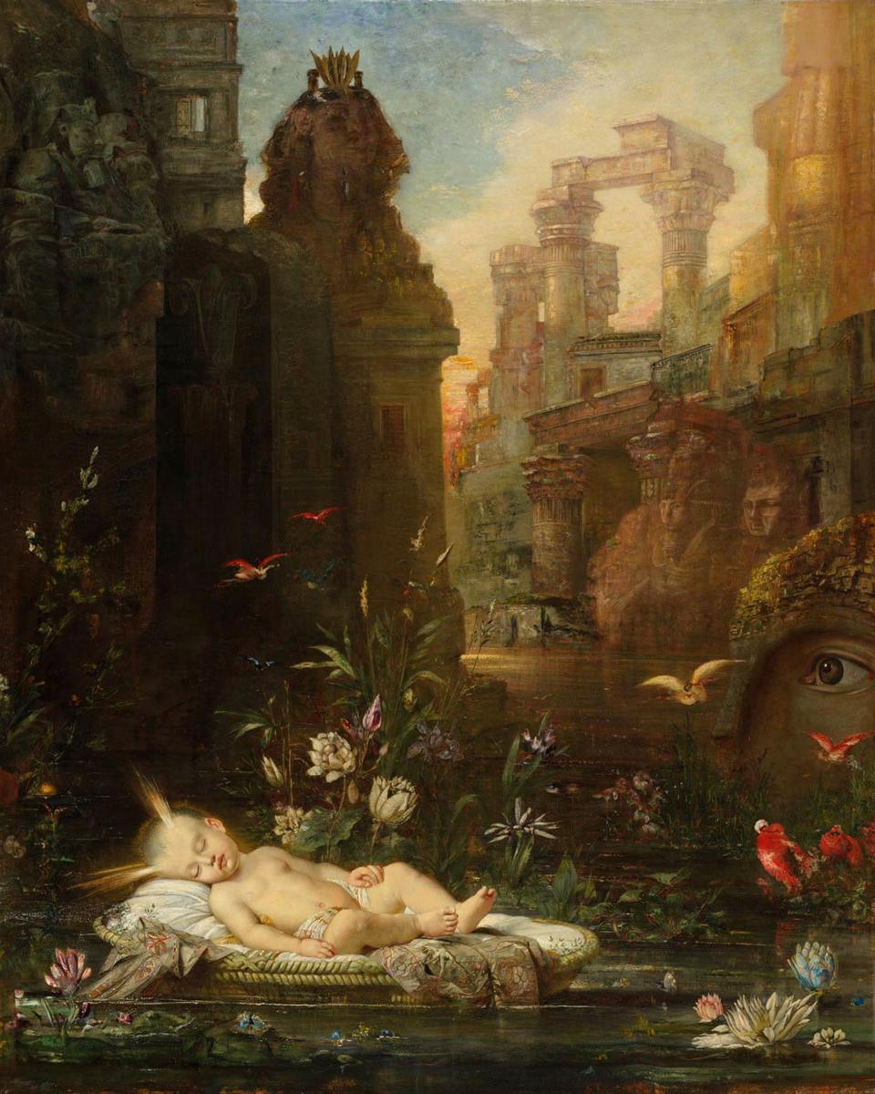 The Infant Moses by Gustave Moreau — archival fine-art print from Fable