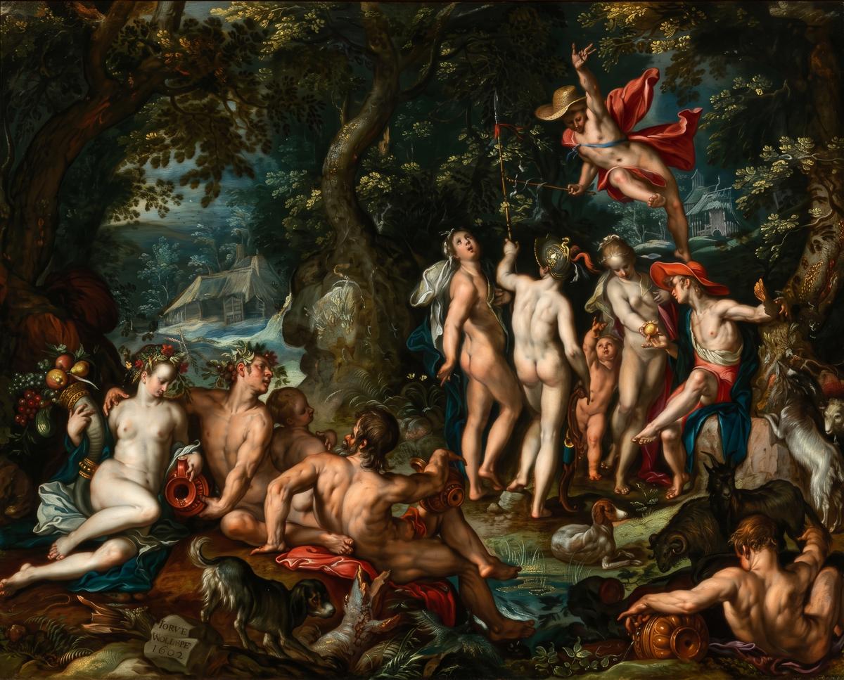 The Judgment of Paris by Joachim Anthoniz Wtewael — archival fine-art print from Fable