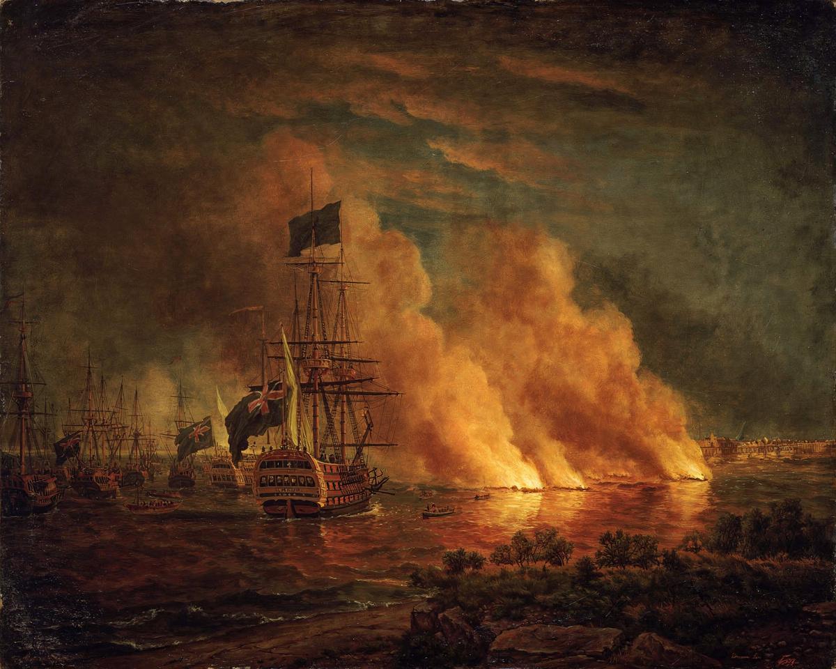 The Siege of Quebec by Fire — archival fine-art print from Fable