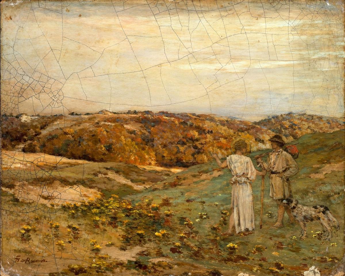 Tobias and the Angel by Jean Charles Cazin — archival fine-art print from Fable