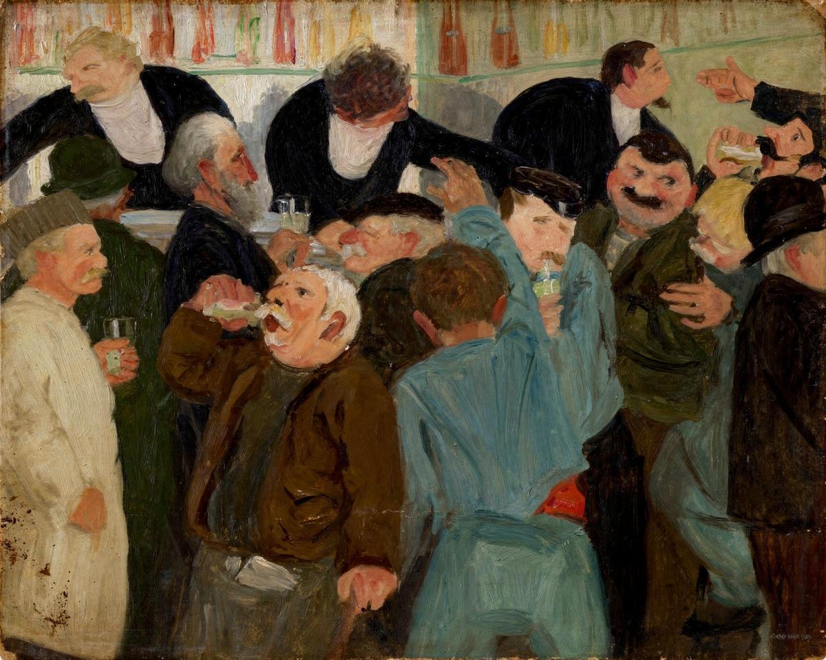 The Bistro by Félix Vallotton — archival fine-art print from Fable