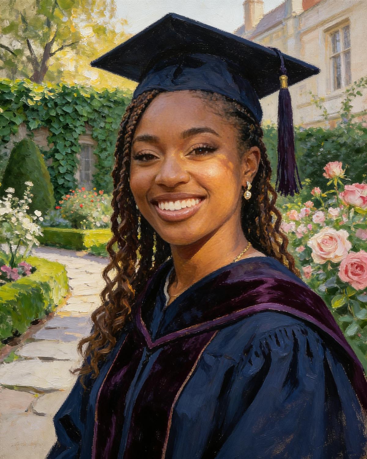Laurea Prima human portrait — custom painted portrait by Fable