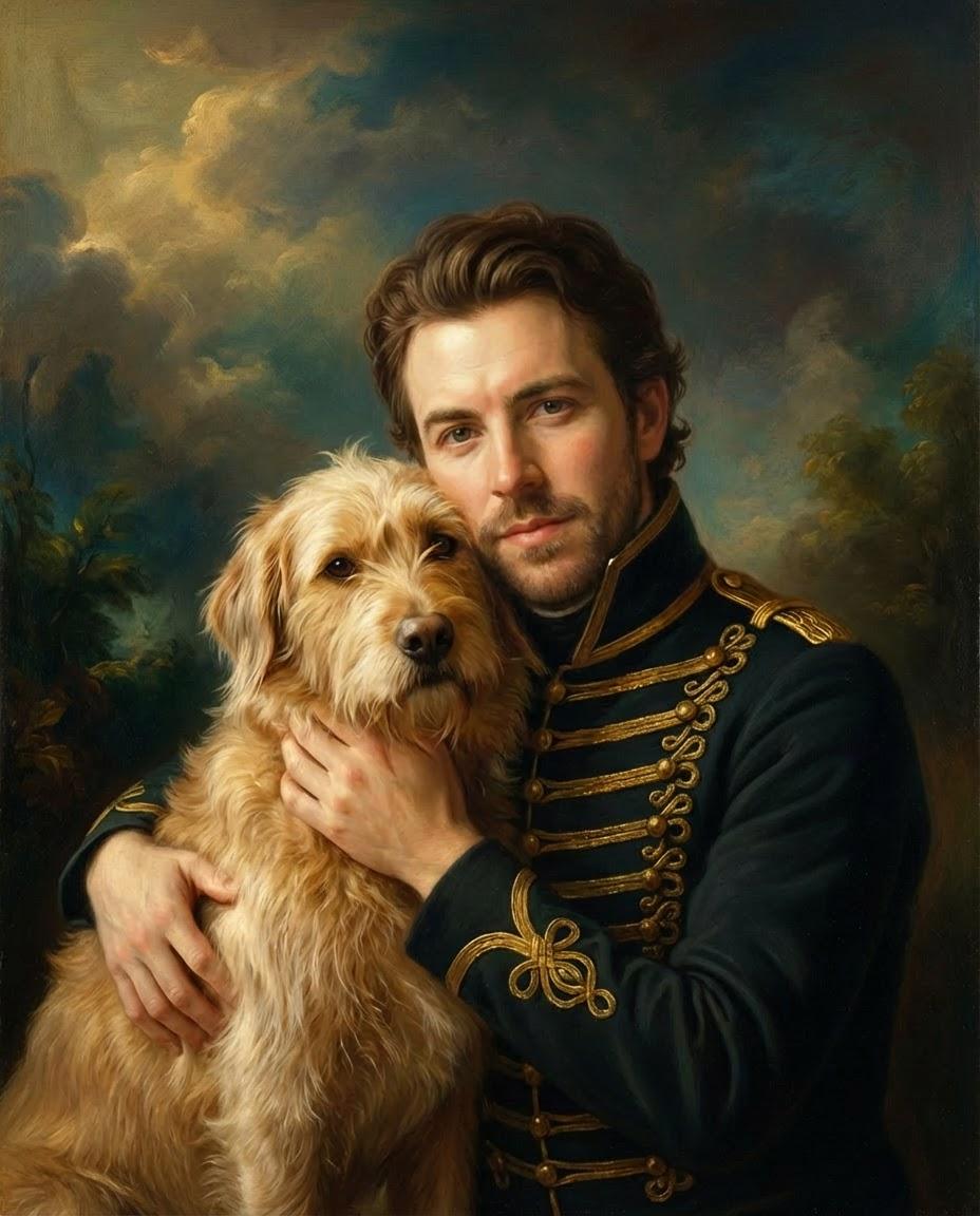 Mansbestfriend — custom painted portrait by Fable